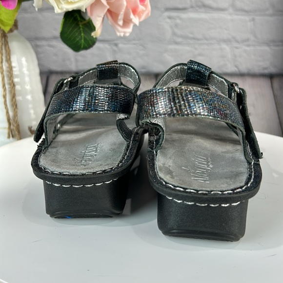 ALEGRIA 🦋 KLEO GLIMMER GLAM Iridescent Diamond Buckles Adjustable Sandals - Picture 4 of 17